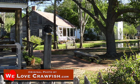 Scene at Acadian Village in Lafayette